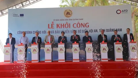 Đầu tư gần 1.000 tỷ đồng chống xói lở, bảo vệ bờ biển Hội An
