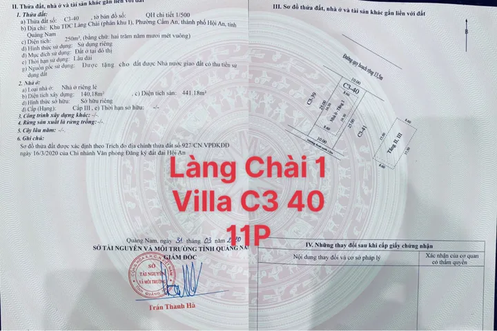 Bán Villa Biển An Bàng - Thiết kế hiện đại - Vào kinh doanh vận hành ngay (MS45)