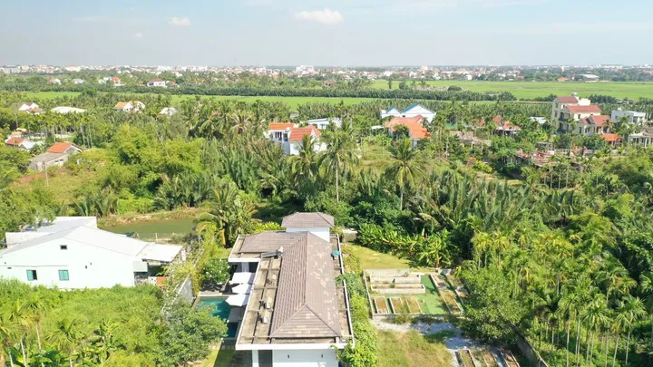 Hoàn toàn đất ở lên đến 2222m mặt tiền đường DX17 Cẩm Thanh Hội An View Dừa Sông - Phù hợp xây dựng Resort Mini (MS464)